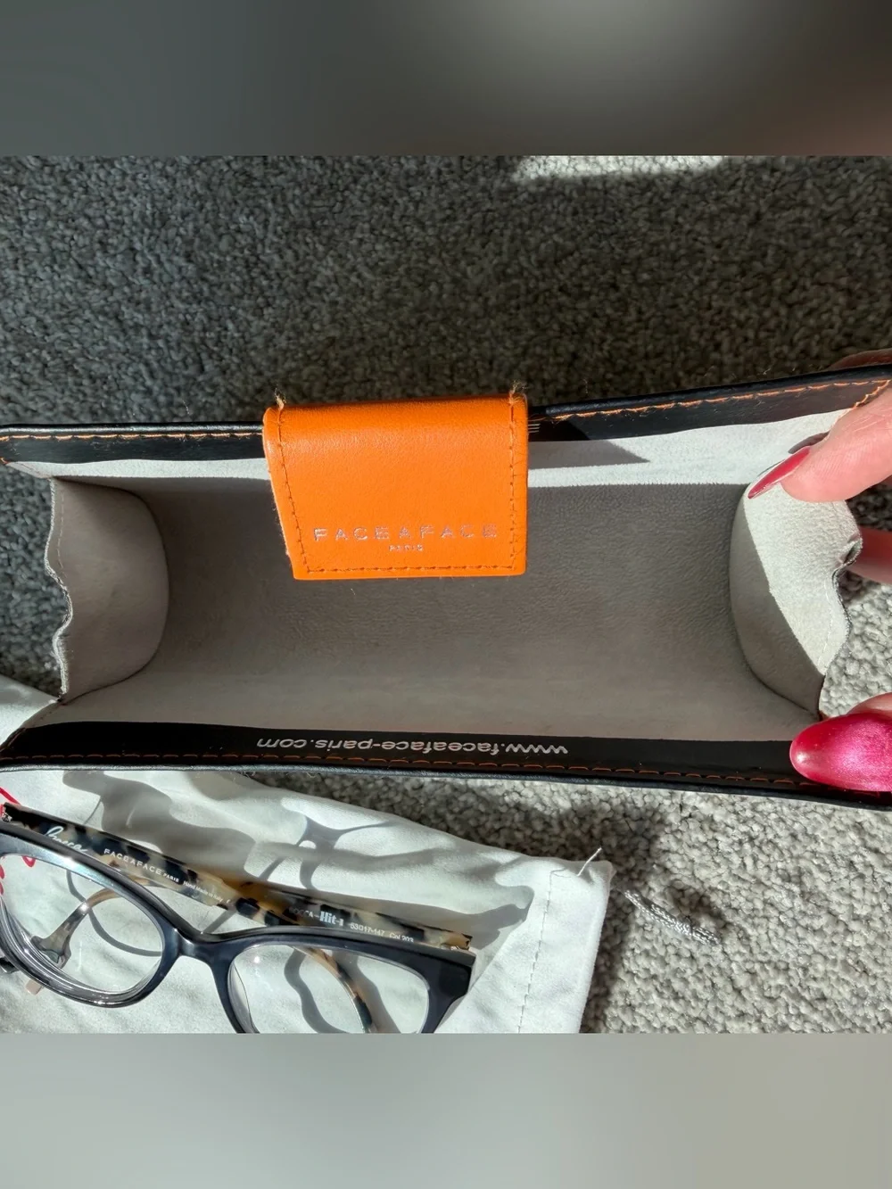 Face à Face Paris Bocca Hit 1 203 Designer Eyeglass High Heel Frames Italy